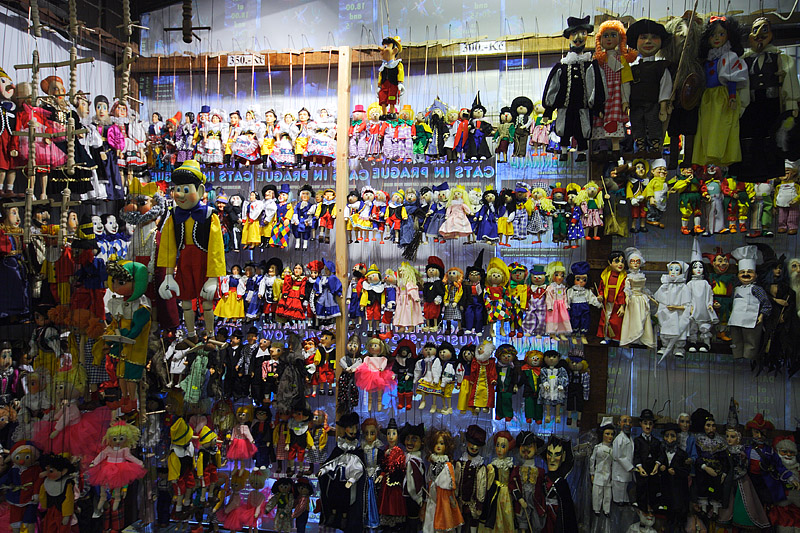 Legions of Toys: Toy shop at Old Town end of Charles Bridge, Prague, Czech Republic.