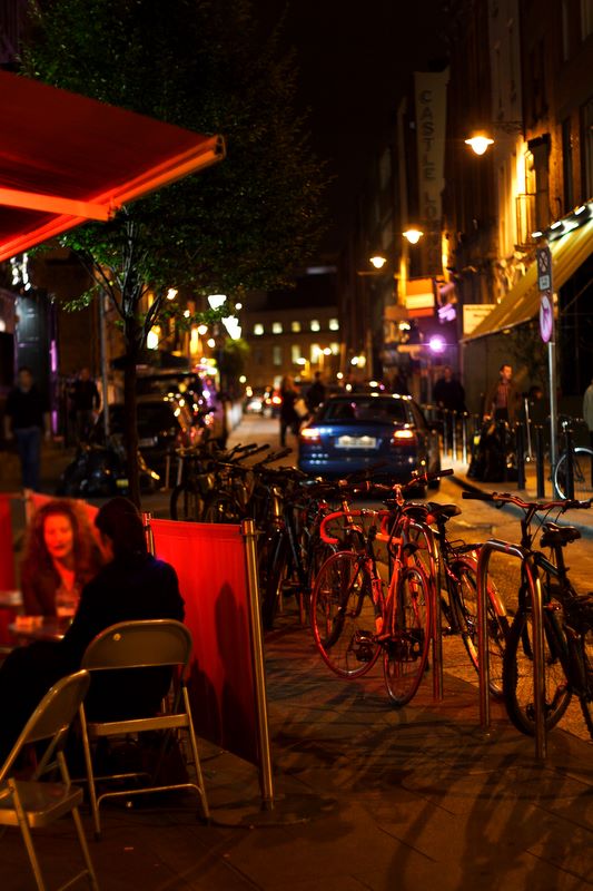 Sheen: View off Wicklow Street, Dublin, Ireland.