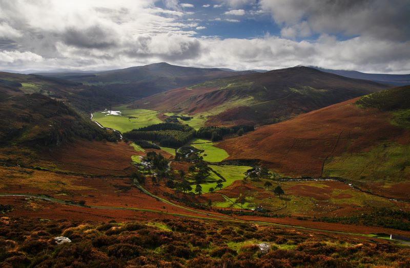 Valley of Lough Dan: Co. Wicklow, Ireland.